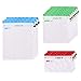 Reusable Produce Bags, Strawbleag 12 Pack Zero Waste See-Through Produce Bags Premium Lightweight Mesh Bags,3 Sizes