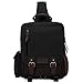 Plambag Canvas Sling Backpack One Strap Travel Sport Crossbody Bag Large