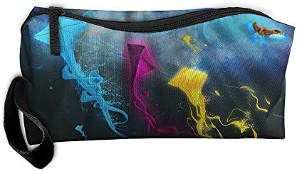 Portable Bags Travel Cosmetic Toiletry Clutch Bag Organizer Case Oxford Colourful Kite Pattern Storage Pouch