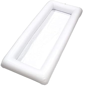 inflatable salad bar ice tray