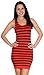 Simplicity Women's Striped Summer Mini Tank Dress