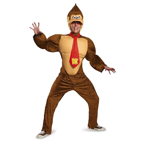 Disguise Mens Disguise Men's Super Mario Donkey Kong Deluxe Costume