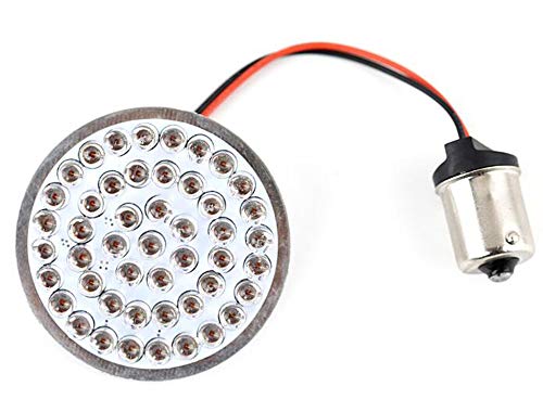 ZYTC 2" LED Turn Signals w/Brake Running Light Bullet Style Rear 1156 LED Turn Signal Kit for Harley Davidson