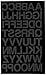 Dritz BL100HBK Iron-on Letters, Soft Flock, Block, 1-Inch, Black (1-Sheet)