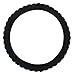 TKOOFN Automotive Steering Wheel Cover Soft & Breathable EVA Foam Cover Fit for Car Steering Wheel with 38cm/15 Diameter, Black/Blue, M06001-02