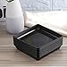 Yardwe 10 PCS Square Plastic Plant Saucer Tray Plant Pot Saucer Flower Pot Tray for Garden Potted Water Drips and Soil 5.9 x 5.9 x 1.1 Inch (Black)thumb 2