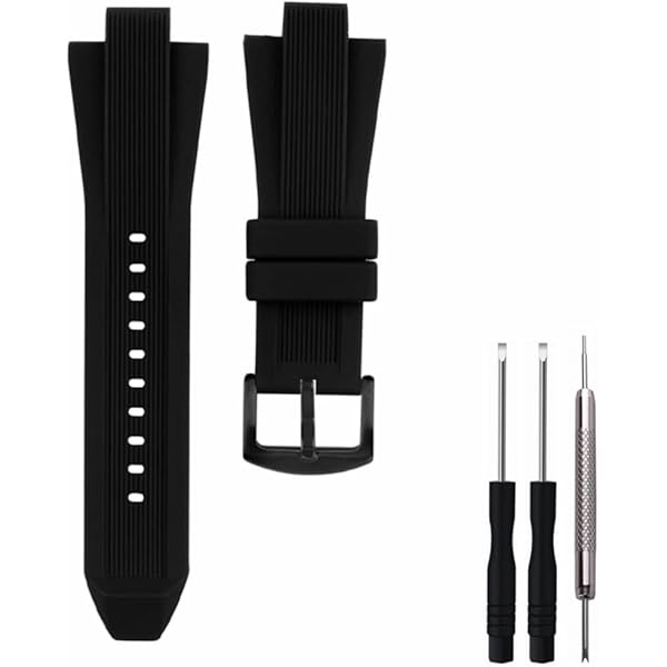 Amazon.com: Dioway Rubber Silicone Watch Bands Strap Replacement