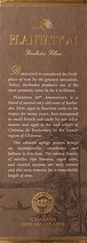 Plantation Barbados Extra Old “XO” Rum 20th Anniversary Edition (1 x 0.7 l)(Zwei Varianten von Geschenkboxen) – Bild 6