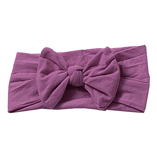 image for Prohouse Super Stretchy Knot Nylon Baby Headbands For Newborn Baby Gir