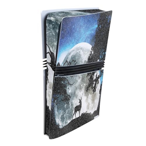 Glossy Glitter Gaming Skin Compatible with Sony PlayStation 5 PS5 Pro Console -…
