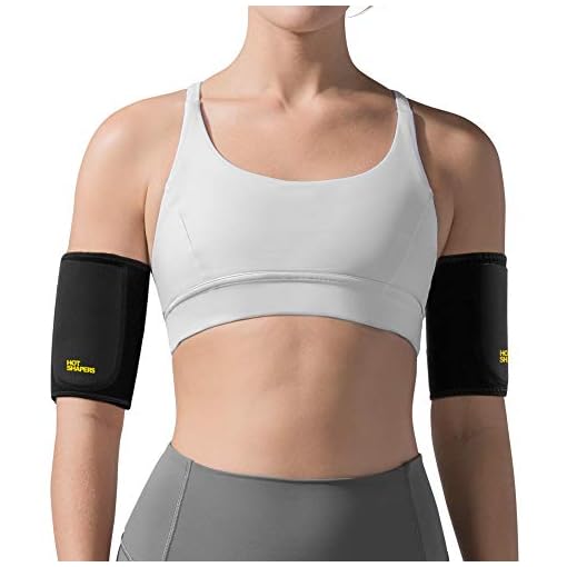 HOT SHAPERS Hot Arms – Women's Sweat Band – Wrap – Bicep Trimmer Suit for Running, Workouts, Weight Loss, Slimming…