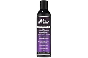 The Mane Choice - Soft As Can Be Revitalize & Refresh 3-in-1 Co-Wash, Leave In, Detangler (8 ounces / 230 Milliliters) - Multi-Action Hair Treatment Conditioner for Curly, Wavy, and Kinky Hair