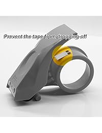 Prosun   Dispensador de cinta de montaje fácil, de 2.0 in, para embalaje, sellado, herramienta de almacén de mano negra