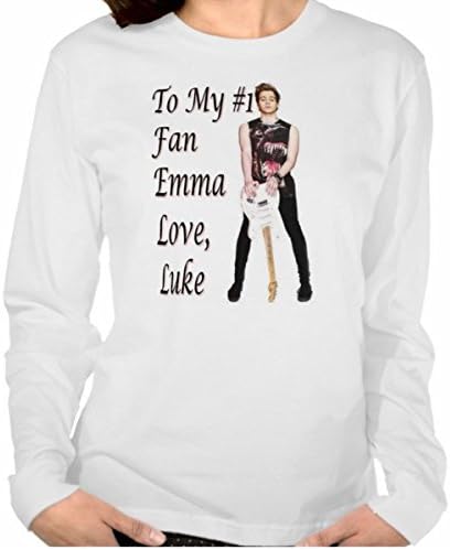 GIFT SET Pillowcase &amp; Long Sleeve Tee Luke Hemmings 5SOS 5 SOS 5 Seconds of Summer Personalized T-shirt For Teen Girl Pillow Case Short Sleeve Tshirt T Shirt