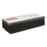 Sparco SPR1 Chalkboard Eraser, All-Felt, Dustless, Black 2 Pack