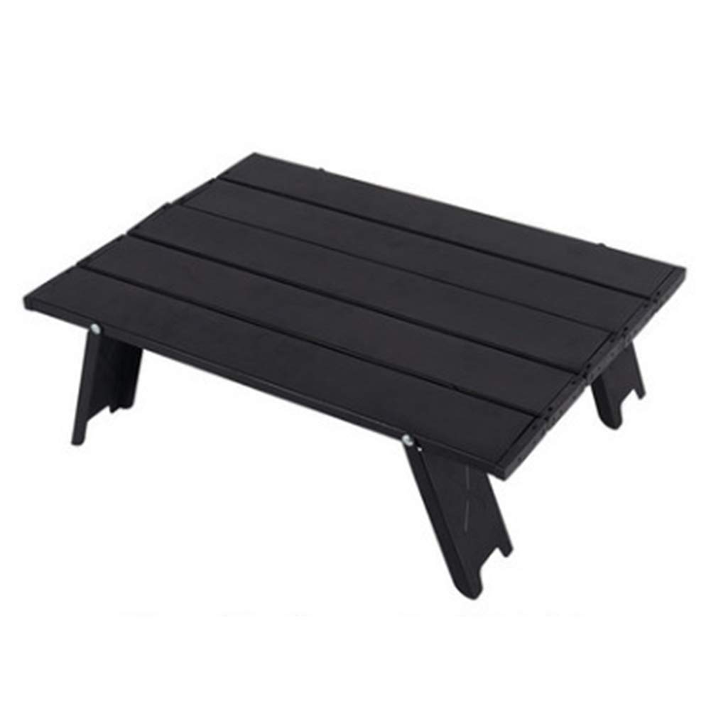 WERTAZ Folding Camping Table Portable Aluminium Beach Table Folding Mini Folding Picnic Table Light Compact for Camping Picnic Outdoor Travel Beach