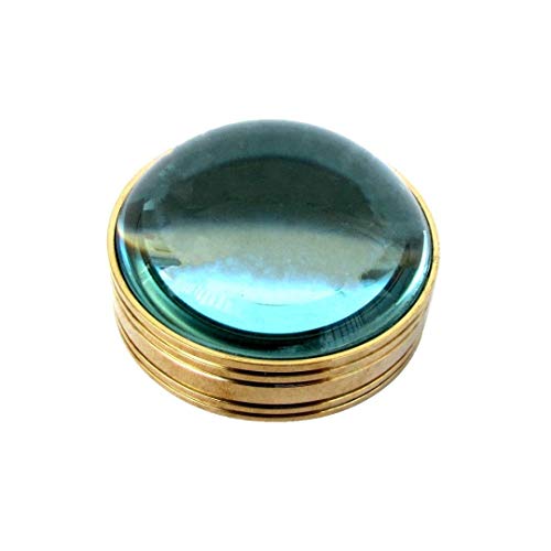 Solid Brass Desktop Magnifier Magnifying Glass Lens