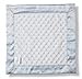 SwaddleDesigns Baby Lovie, Small Security Blanket, Plush Dots with Satin Trim, Pastel Blue , 14