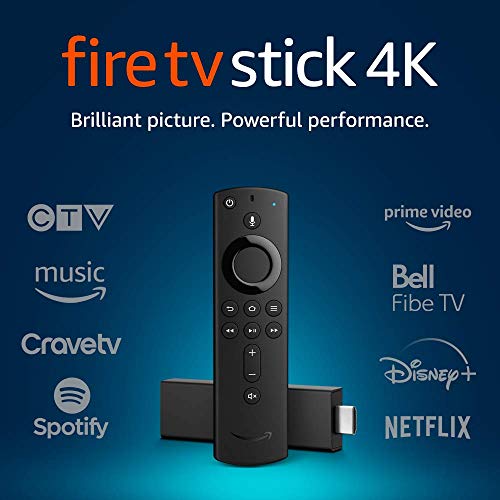 Fire TV Stick 4K with Alexa Voice Remote, streaming media player