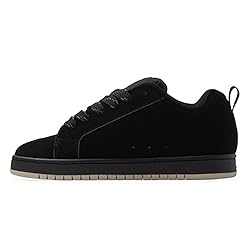DC Men's Court Graffik SE Skate Shoe, Black, 10