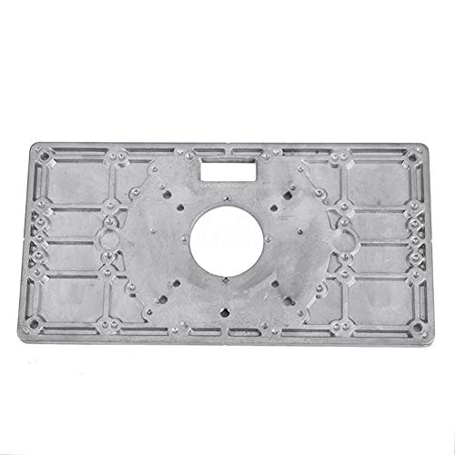 New-look Router Table Insert Plate Multifunctional Aluminum Insert Plate The Trim Panel Woodworking Fine Tuning Engraving Machine Alloy Router Table Insert Plate for Woodworking