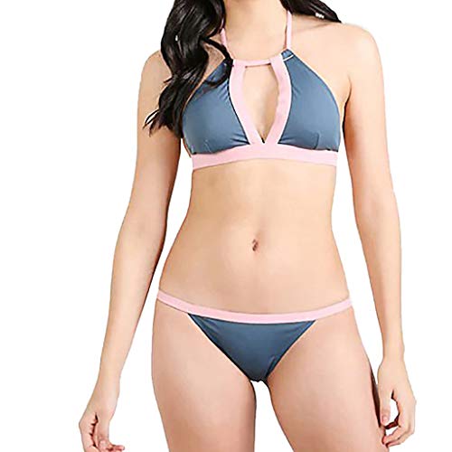 DaySeventh Women Swimwear Bikini Patchwork Two-Piece Swimsuit Tankini Beach Swimsuit