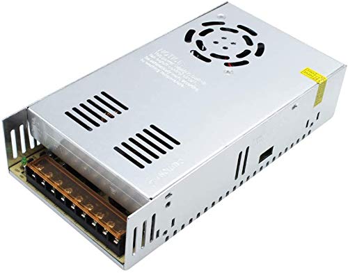 inShareplus 24V 16.5A 400W, DC Universal Regulated Switching Power Supply, 110/220V AC to DC 24 Volt LED Driver, Converter, Transformer for LED Strip Light, CCTV, Computer Project, 3D Printer
