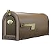 Gibraltar Mailboxes Windmere Large Capacity Galvanized Steel Venetian Bronze, Post-Mount Mailbox, MB420R