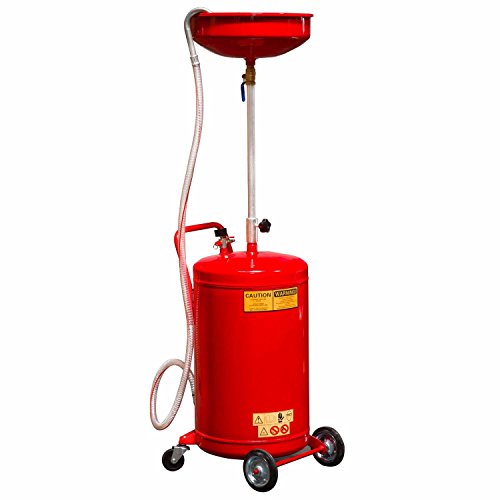 CR 20 Gallon Waste Oil Drain Tank Air 3198 Operated Drainer Oil change