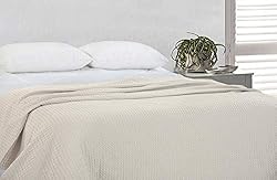 HILLFAIR 100% Combed Cotton Blanket– Twin Size