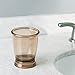InterDesign Franklin Plastic Tumbler Cup for Bathroom Vanity Countertops - Sand