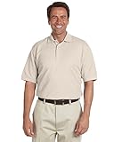 Chestnut Hill Men's Performance Plus Piqu� Polo - STONE - 2XL