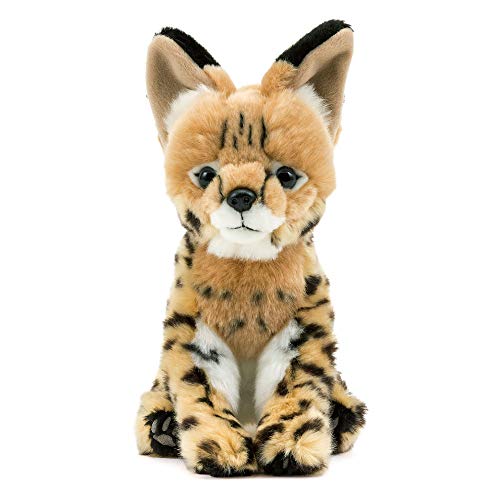 COLORATA Serval Savannah Cat Plush Doll Stuffed toy 11cmx24cmx19cm