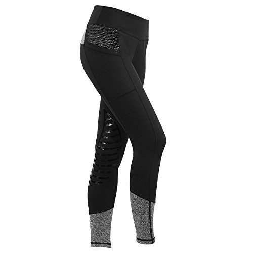 image for HR Farm Women's Silicone Tights Horse Riding Gel Grip Pull On Leggings