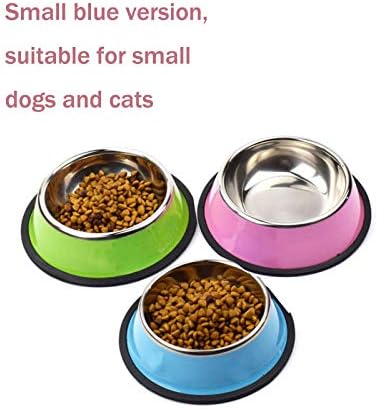 3 Pieces Cat Bowl Stainless Steel Non-Slip and Leak-Proof Cat Food Bowl,Feeding Bowls For Cats, Cat Water Bowl - Image 5