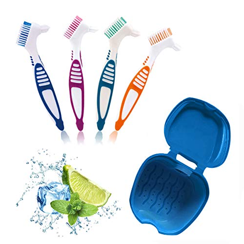 BRMDT Denture Cup & Denture Brush Portable Professional Cleaning Kit