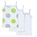 Feathers Girls Polkadot Print Tagless Cami Super Soft Undershirts (3/Pack)