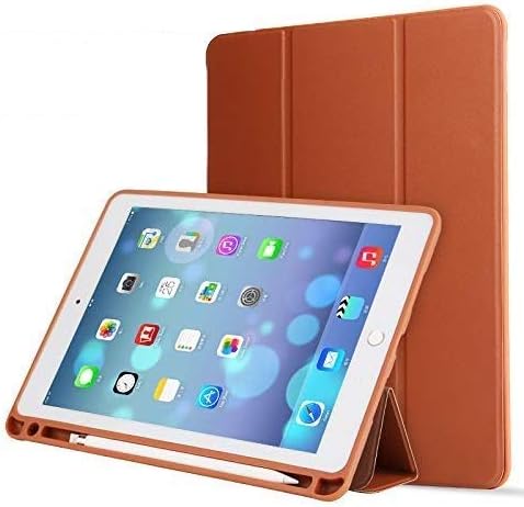 Oaky Case Cover Compatible with iPad Pro 10.5 inch 2017 with Pencil Holder Auto Sleep/Wake Case Model - A1701, A1709 - Brown