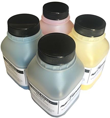 Samsung CLP-310, CLP-315, CLP-315W, CLX-3170, CLX-3175FN, CLX-3175FW Refill Toner Bottles Combo - 4pk (BCMY) - with Chips