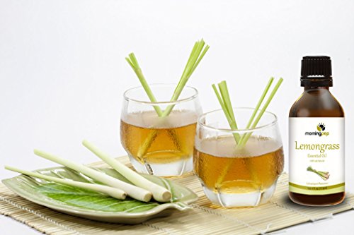 Lemongrass Oil 4 OZ by Morning Pep Large Bottle Pure and Natural Therapeutic Grade, Undiluted Unfiltered and with no fillers, Premium Quality Aromatherapy Lemongrass Essential Oil (118 ML)