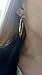 IDB Stainless Steel Big Hoop Earrings - Gold or Silver - 6 different sizes to choose from (Gold 1.9 inches (50mm))