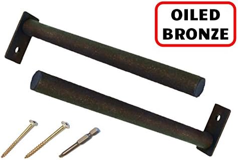 All American DIY Floating Shelf Brackets OILED BRONZE (Floating / Blind / Top Mount / Universal Use)