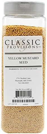 Classic Provisions Spices Whole Mustard Seeds, 24 Ounce