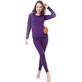 Ouruikia Women's Ultra Heavyweight Thermal Underwear Set Fleece Lined Base Layer Top Bottom for Extreme Cold Weather