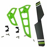 MJX F645 F45 GREEN Stabilizers and Tail Blade Set