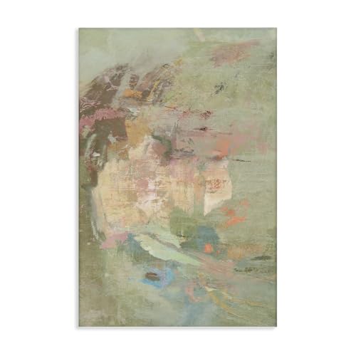Stupell Industries Earthy Abstract with Pastel Details Canvas Wall Art Design b…