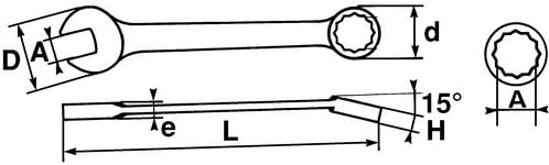 SAM Outillage 50-C Combination Spanner and Ratchet 13 mm Chromée Brillante - Image 3