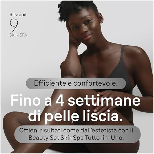 Silk-Épil 9 Epilatore Elettrico Donna, Accessori, 9-381 Argento