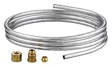 Robertshaw 11-293 1/4" Tubing with Fittings, 5" Roll, Aluminum