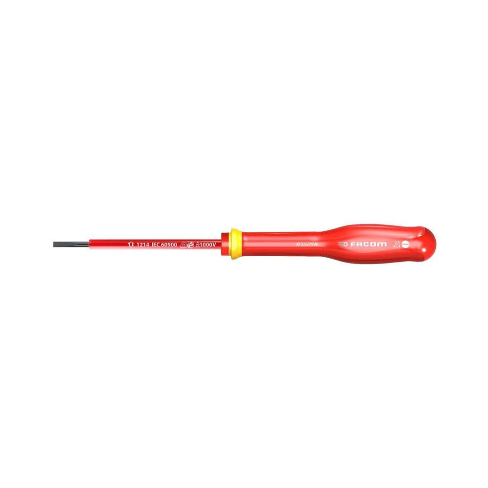 Facom Screwdriver, Multicoloured, 2.5 x 50 mm